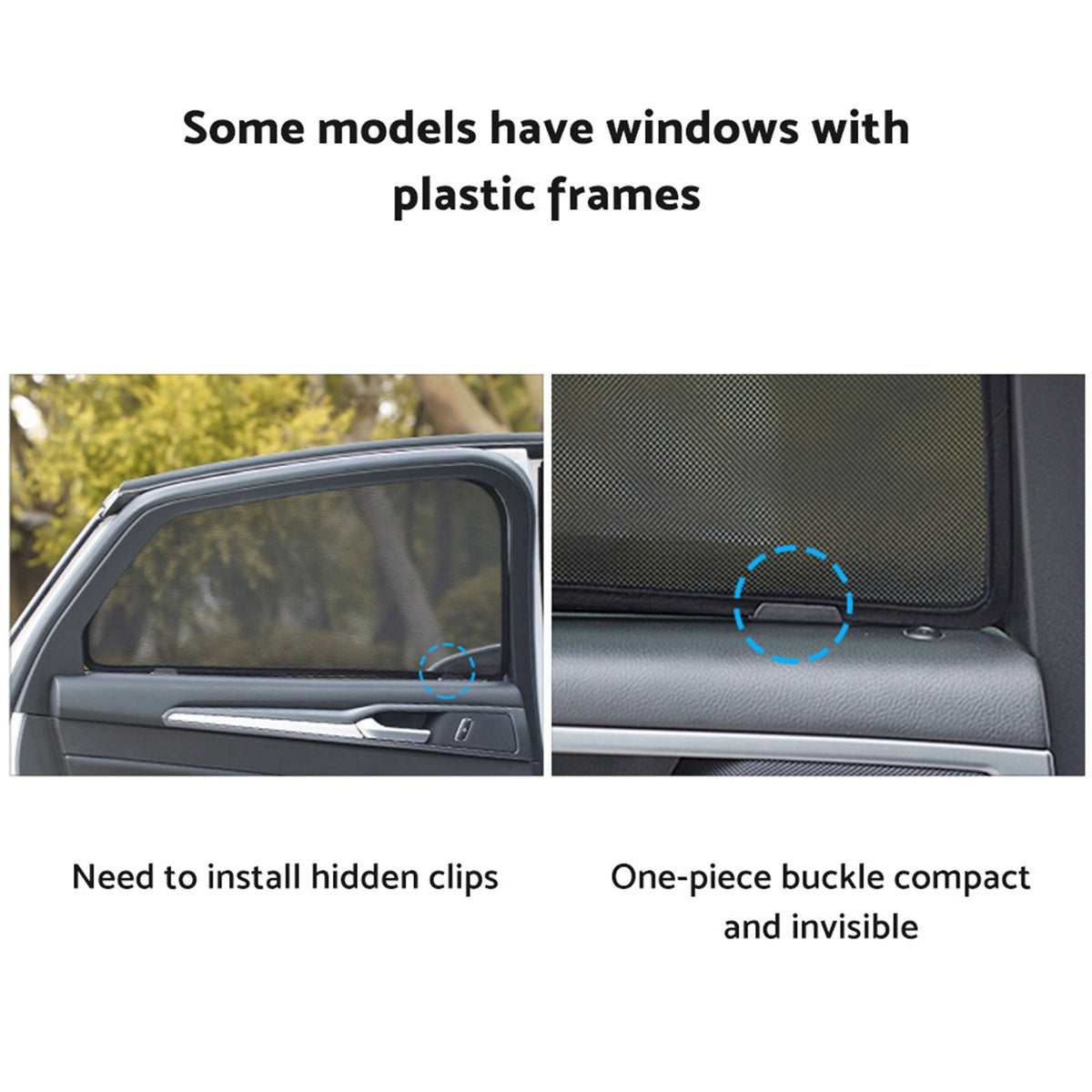 2x Triangular Car Window Sun Shades Suitable for Mazda CX-30