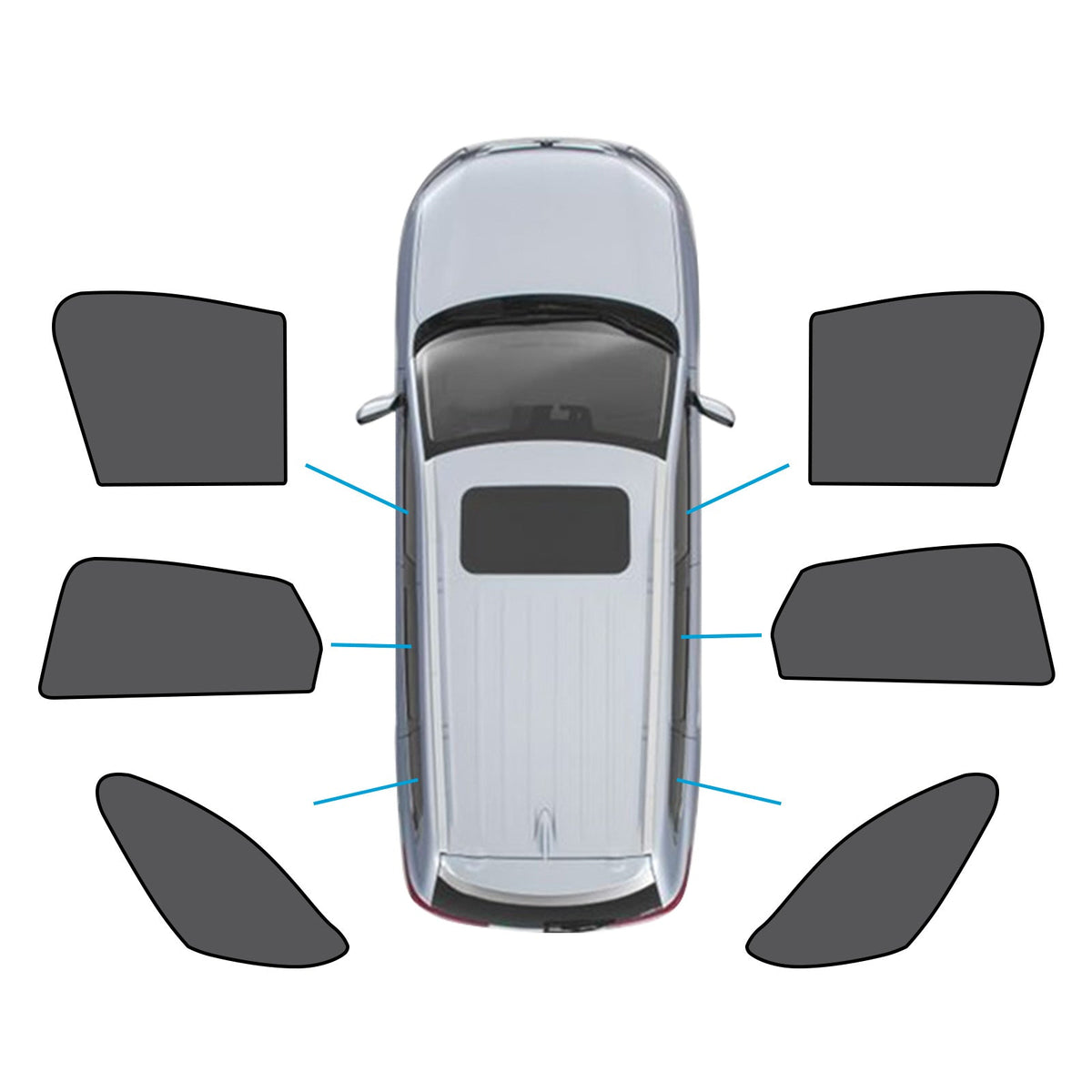 Car Window Magnetic Mesh Sun Blind Shades Suitable for Mazda CX-30
