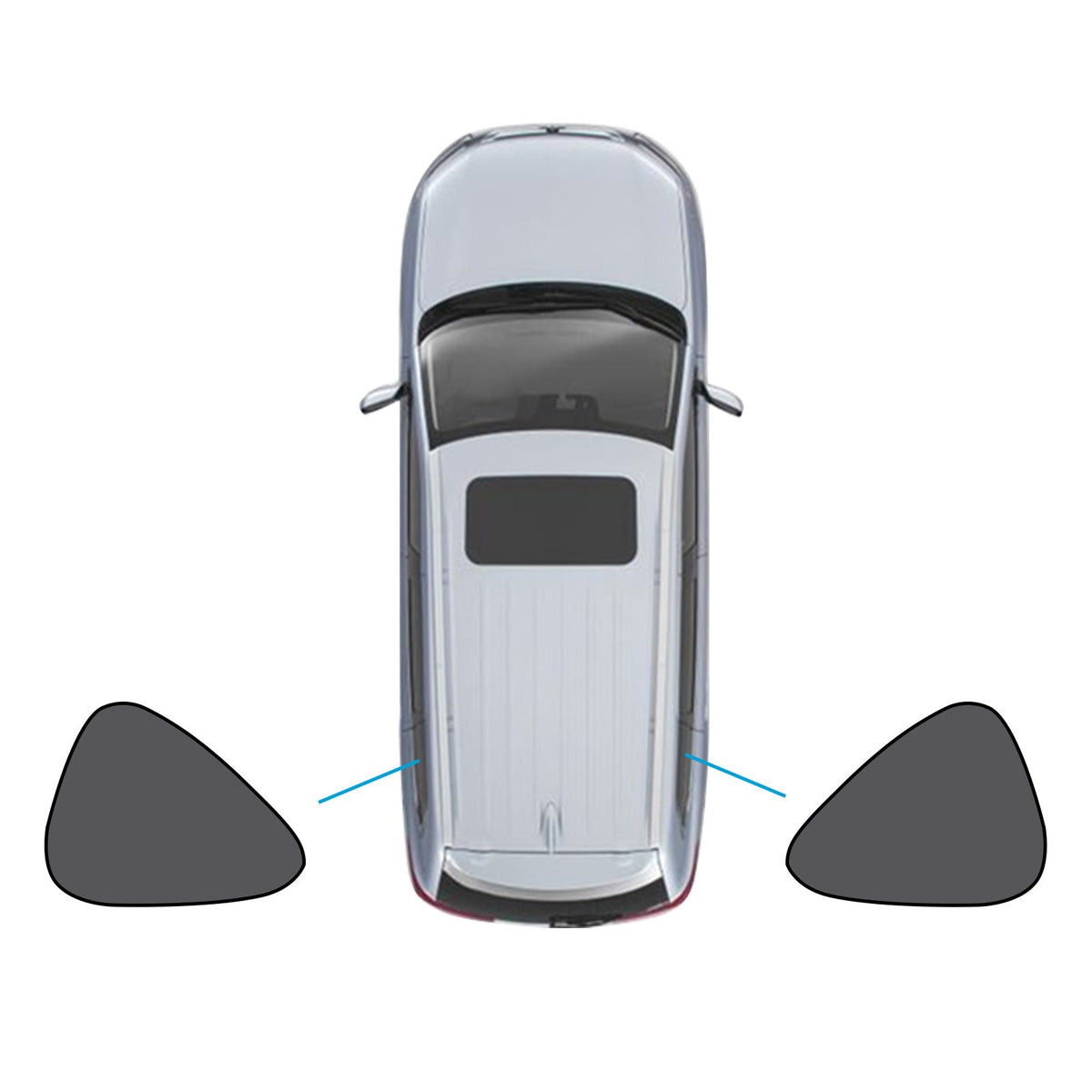 2x Car Window Shades Suitable for Mazda CX-5 KE 1st Gen