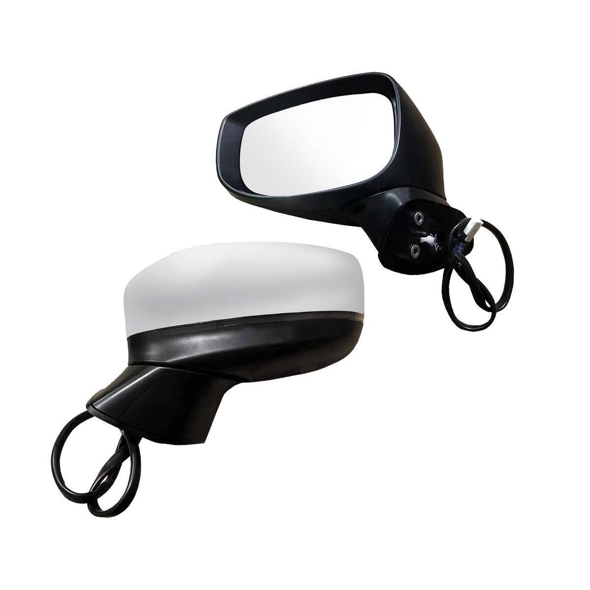 Door Mirror Silver Suitable for Mazda CX-5 KF With Blind Spot 9 Wires