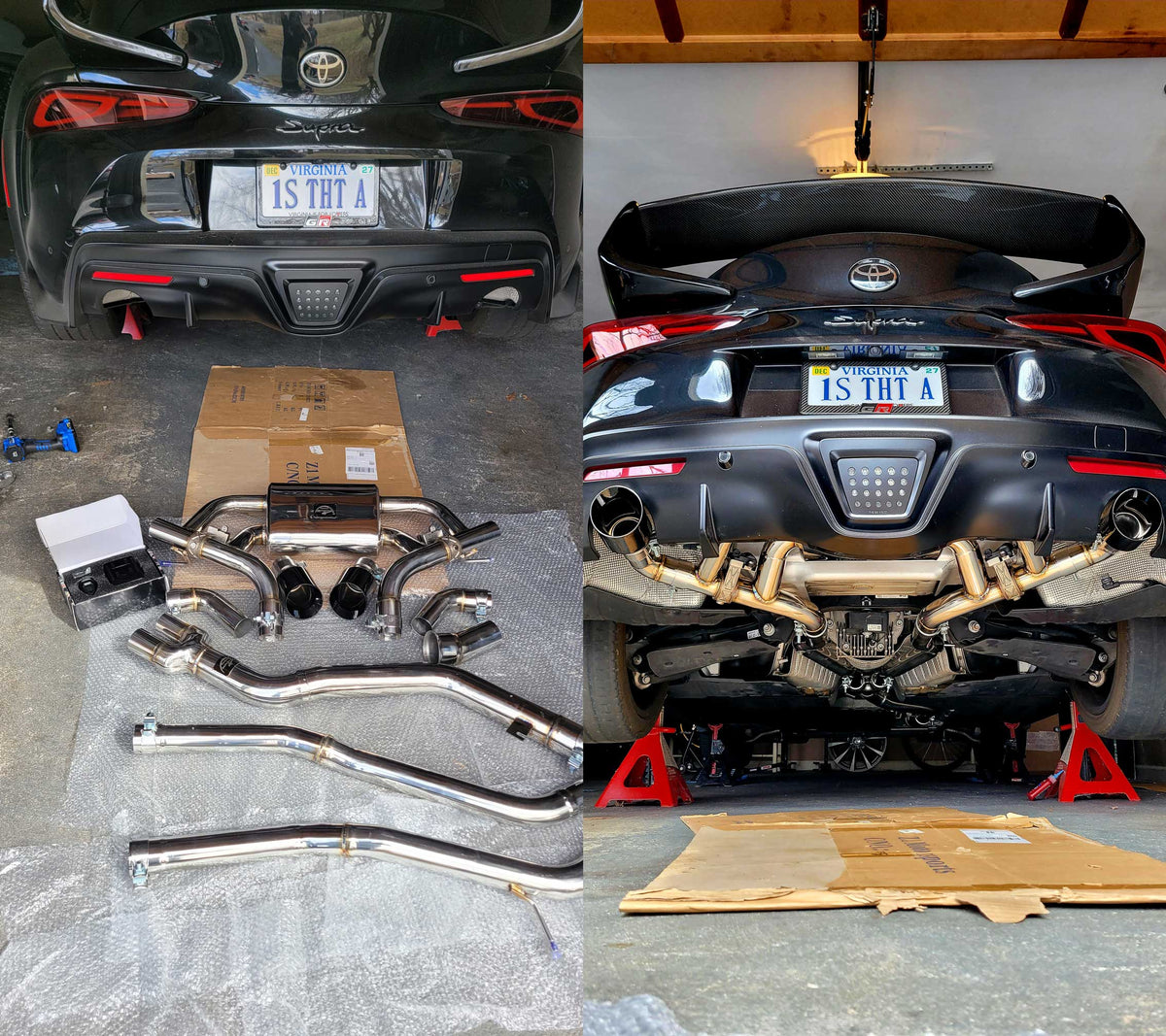 Sistem de evacuare cu supape complete pentru B58 Supra - Toyota Supra MKV A90 A91 3.0L 2020+ | Palenon Performance