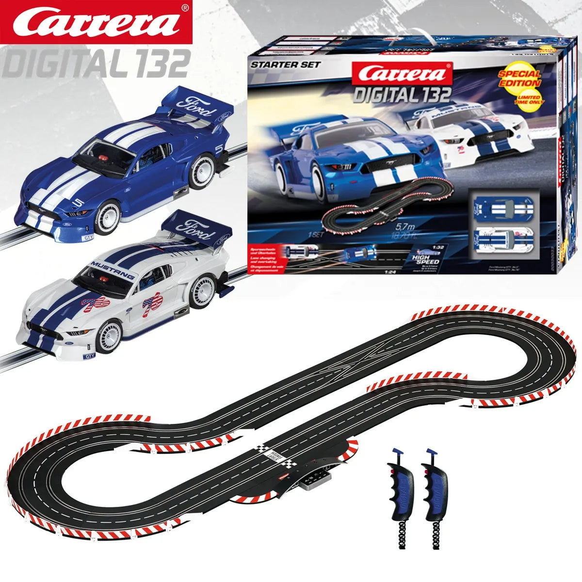 Lookrover Carrera Slot Car Digital 132 Racing Set – Retro Grand Prix / DTM / GT Perfection