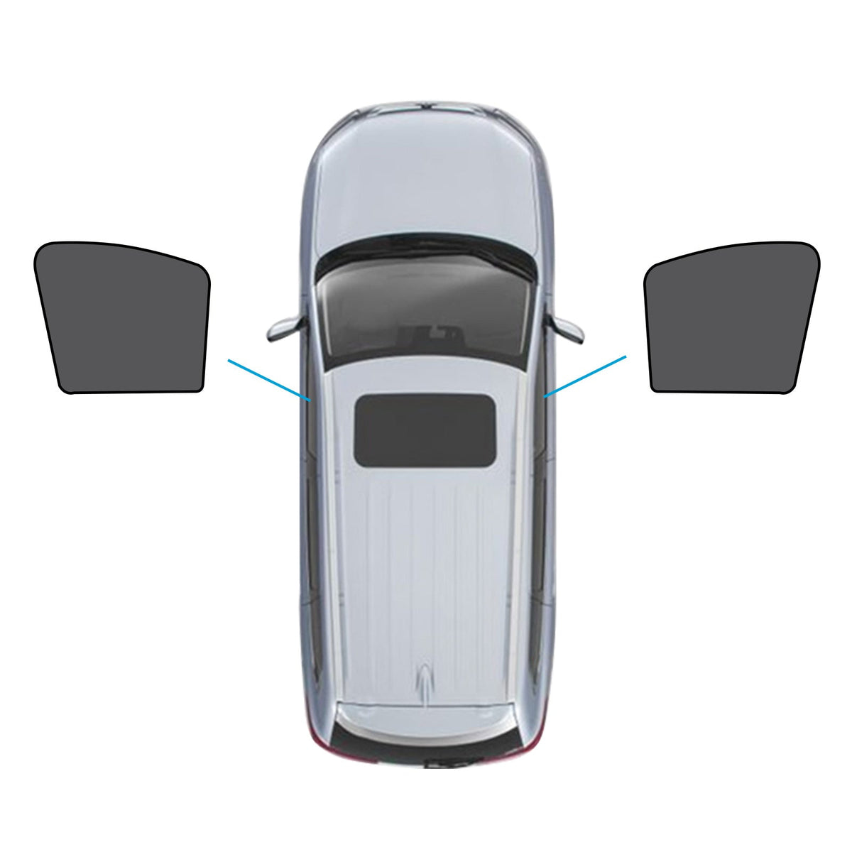 Car Window Sun Shade Magnetic Mesh Suitable for Mazda CX-60
