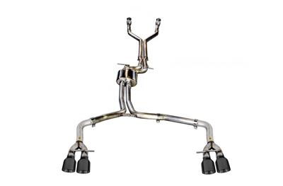 AWE Tuning Track Edition Exhaust for Audi C7 S7 4.0T - Diamond Black Tips - 302043052