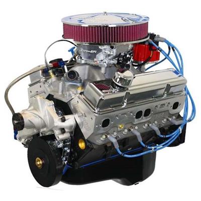 BluePrint Engines GM 383 C.I.D. 436 HP Dressed Stroker Long Block Crate Engines - BP38318CTFD