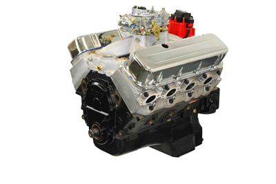 BluePrint Engines GM 496 C.I.D. 600 HP Stroker Dressed Carbureted Long Block Crate Engines - BP4967CTC