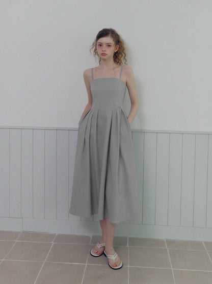 Hats Pintuck Sleeveless Dress