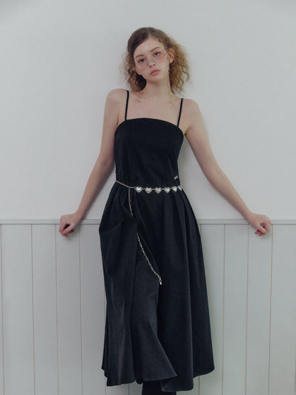 Hats Pintuck Sleeveless Dress