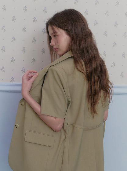 Delven classic short sleeve jacket strap set