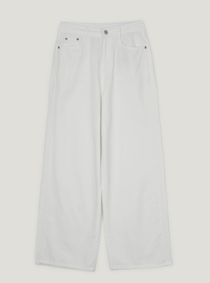 Hezen color straight long pants