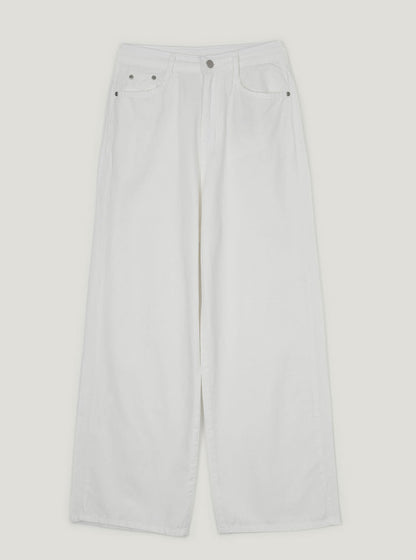 Hezen color straight long pants
