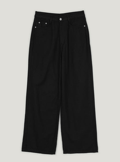 Hezen color straight long pants