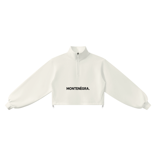 Montenegra Women’s Mock-Neck Quarter-Zip Sweatshirt