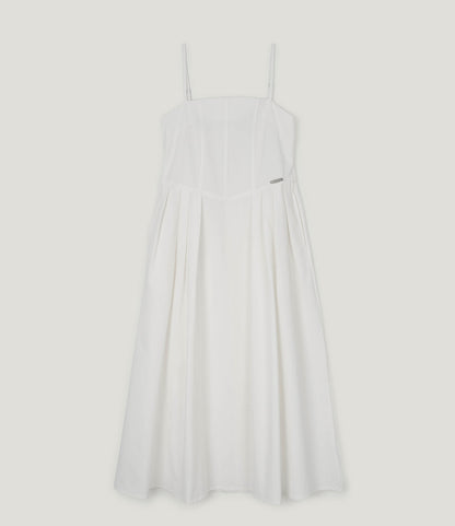 Hats Pintuck Sleeveless Dress