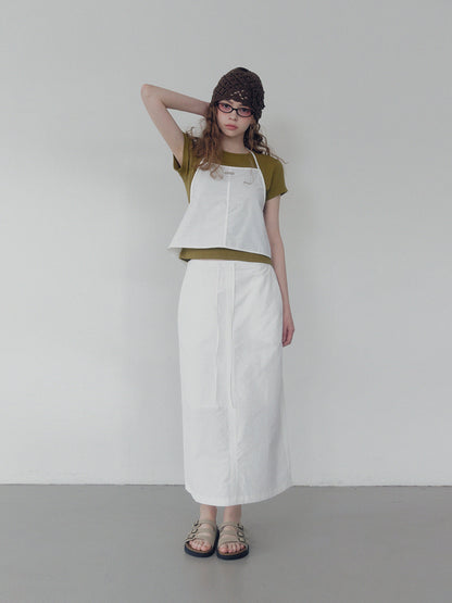 Chetin Halter Sleeveless & Skirt Set
