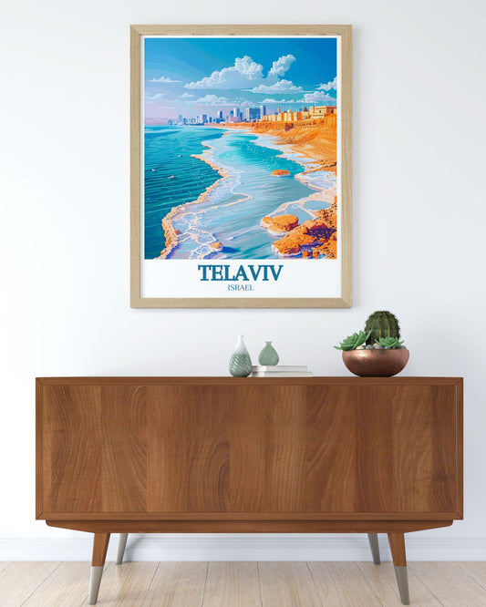 Israel Home Decor - Dead Sea  Art Prints  - Tel Aviv Canvas Art