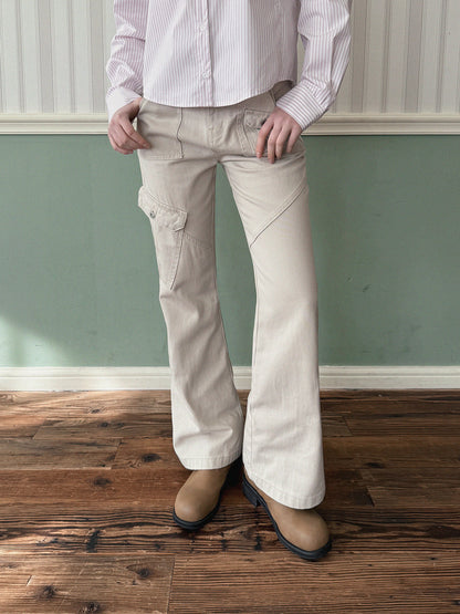 Bandi Pocket Semi-Bootcut Long Pants