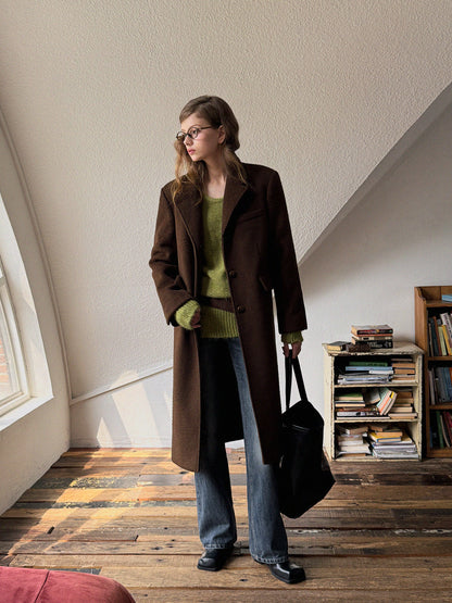 Muffin Tailored Single Long Coat