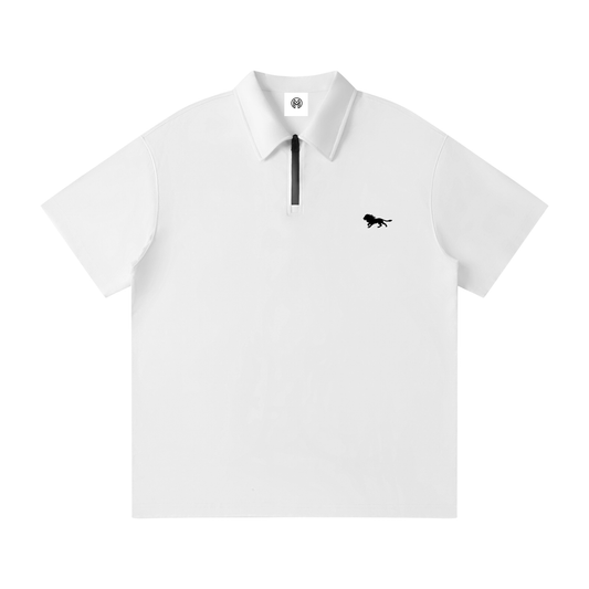 Montenegra Regulus Quarter-Zip Polo Shirt - White