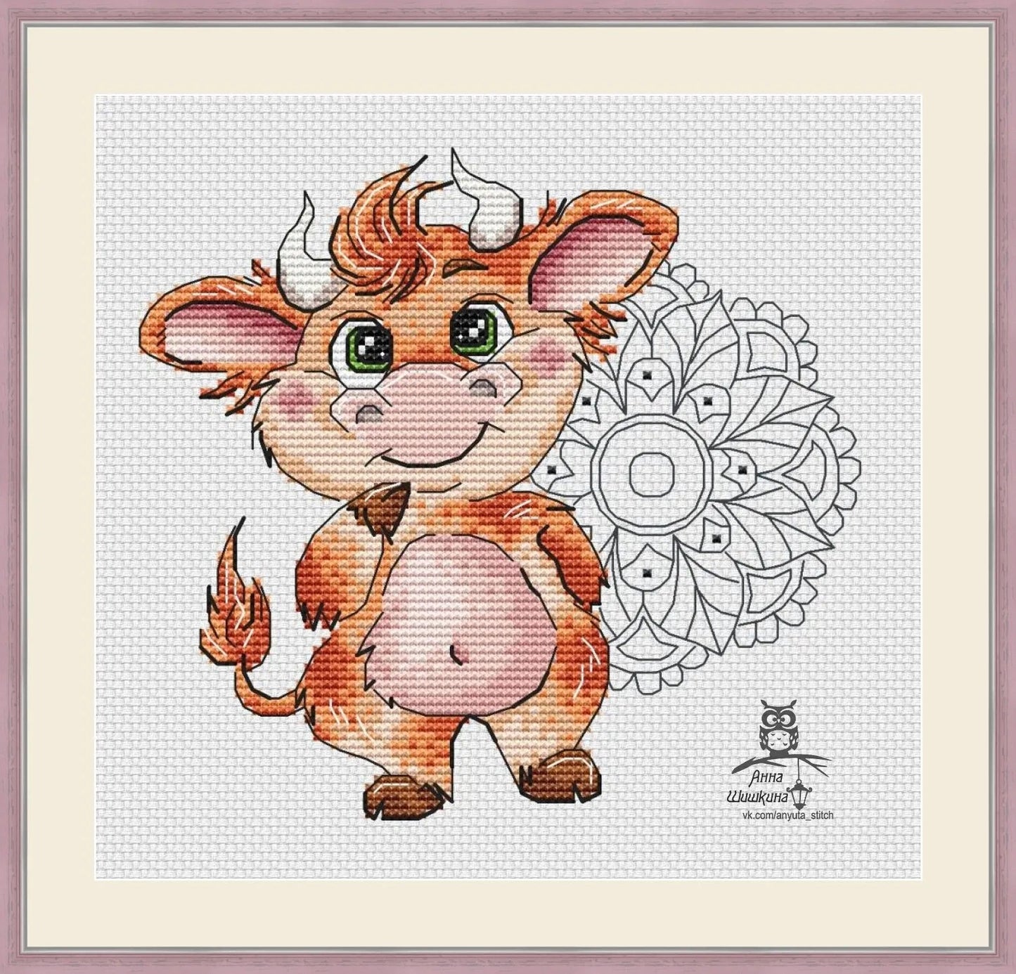 Taurus - PDF Cross Stitch Pattern