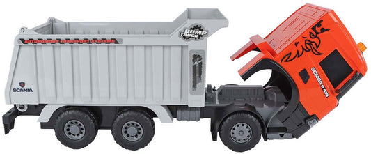 2-play scania truck tipper truck friction with light and sound
