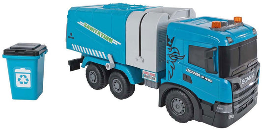 2-play scania truck garbage truck friction with light and sound