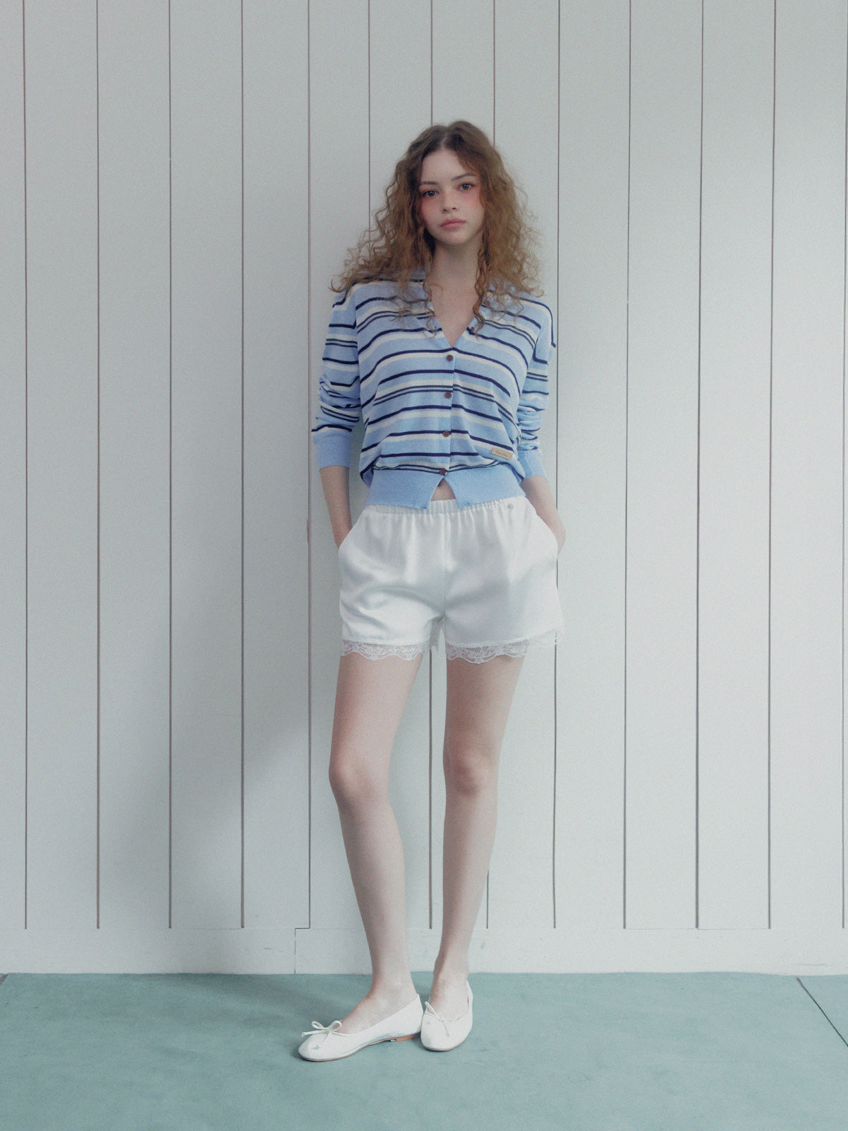 Trevit Satin Lace Short Pants