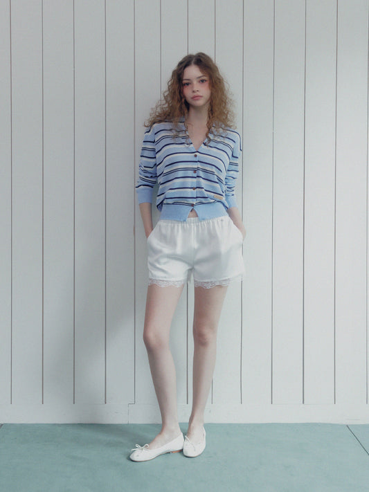 Trevit Satin Lace Short Pants