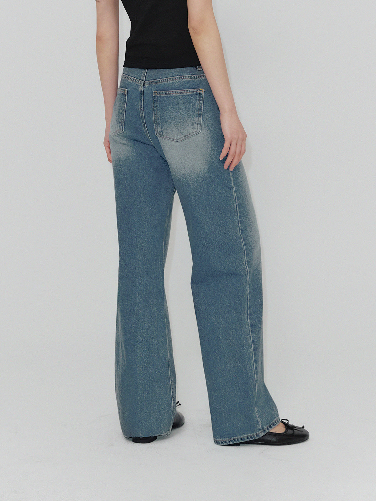 Indie Straight Long Denim Pants