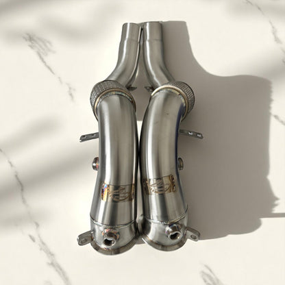 Downpipe-uri sport fără catalizator BMW N63R &amp; N63B - M550i, 750i, M850i, X5, X6, X7 | Palenon Performance
