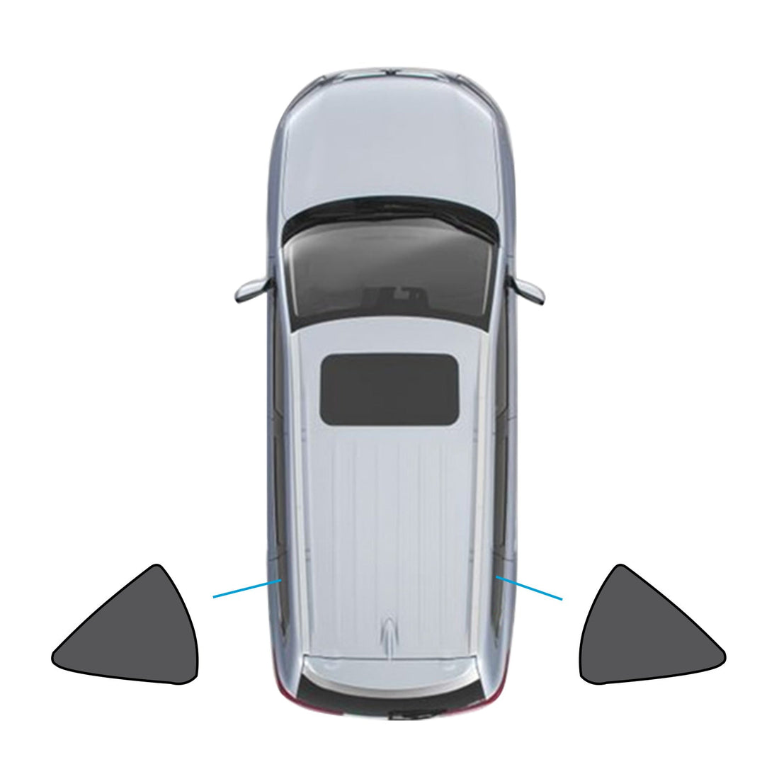Car Window Sun Shade Magnetic Mesh Suitable for Mazda CX-60