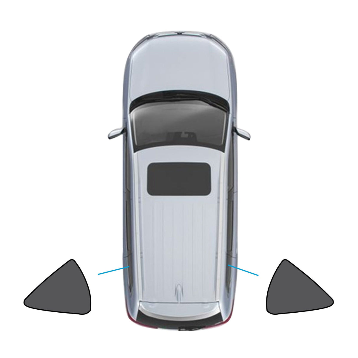 Car Window Sun Shade Magnetic Mesh Suitable for Mazda CX-60