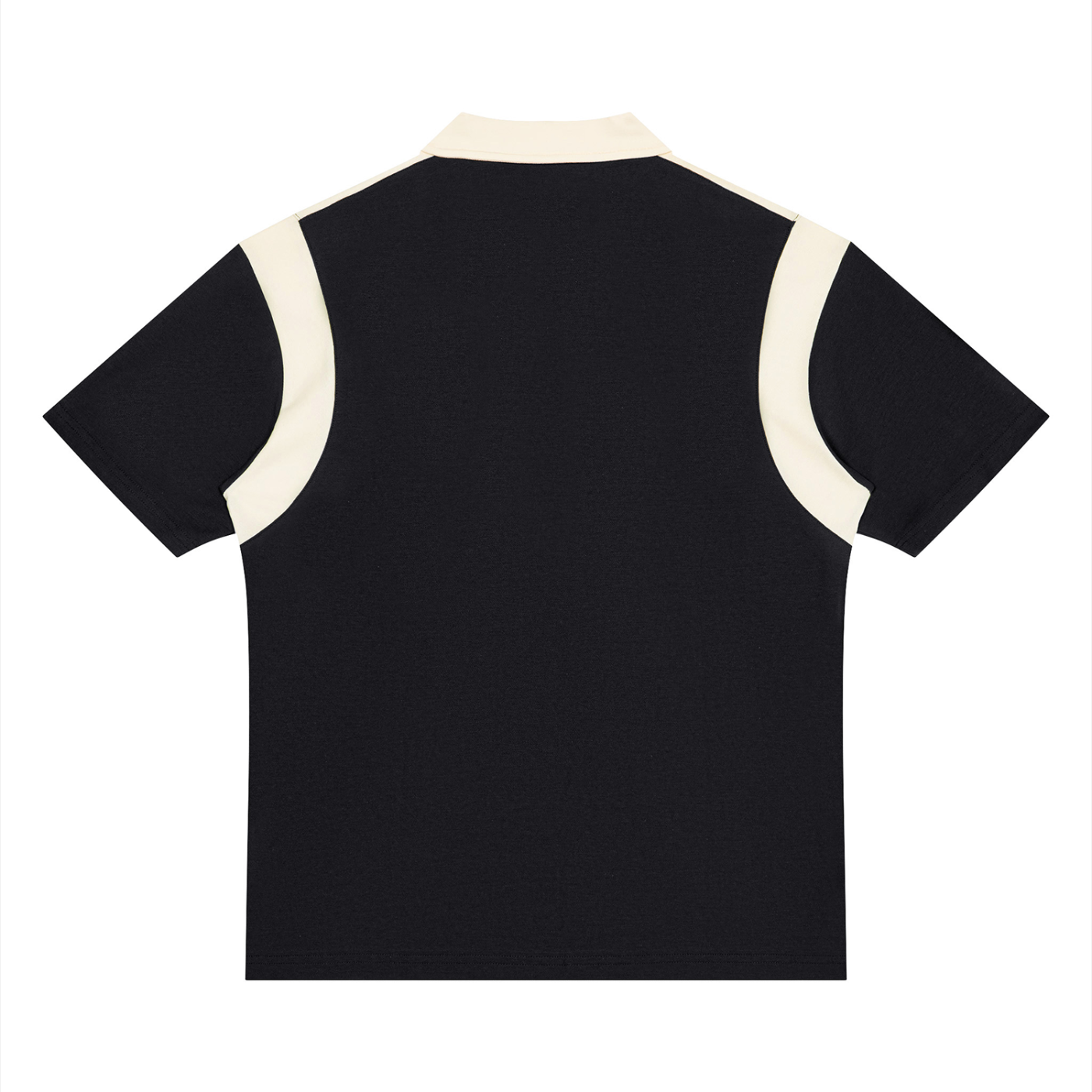 Montenegra Color Block Quarter Zip Polo Shirt