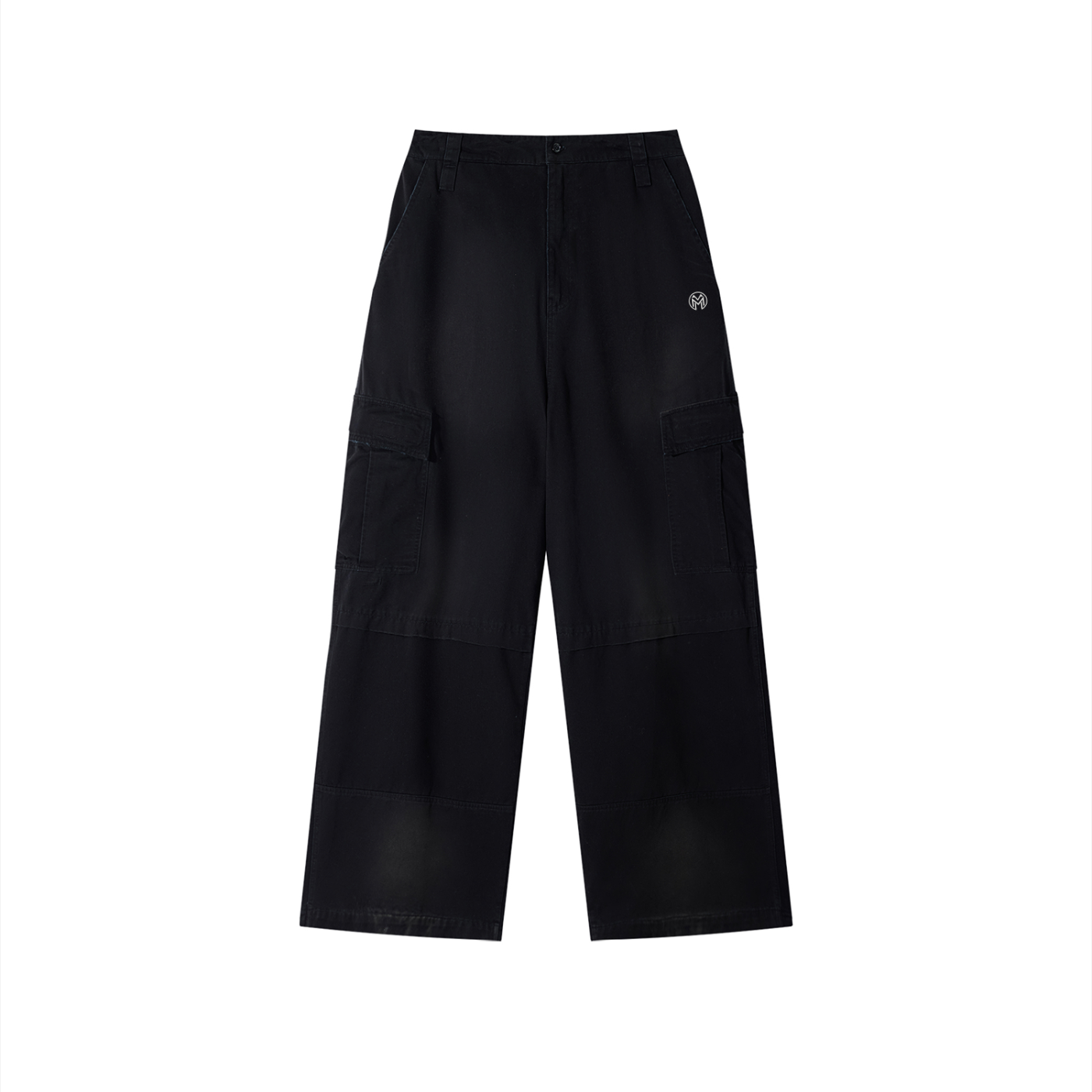 Montenegra Sunfade Washed Wide Leg Cargo Pants