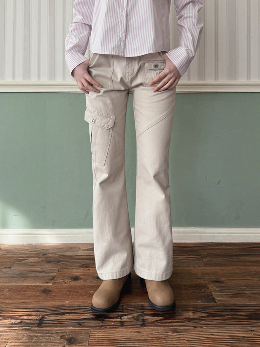 Bandi Pocket Semi-Bootcut Long Pants