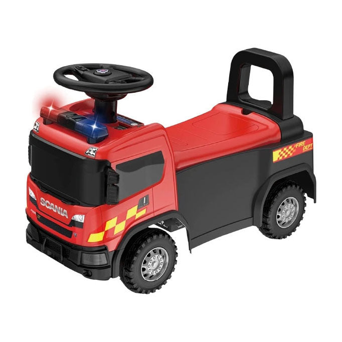 Scania Brandweer Loopauto met Geluid - 60,5 cm