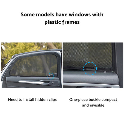 2x Front Magnetic Car Window Sun Shades Suitable for Mazda CX-3