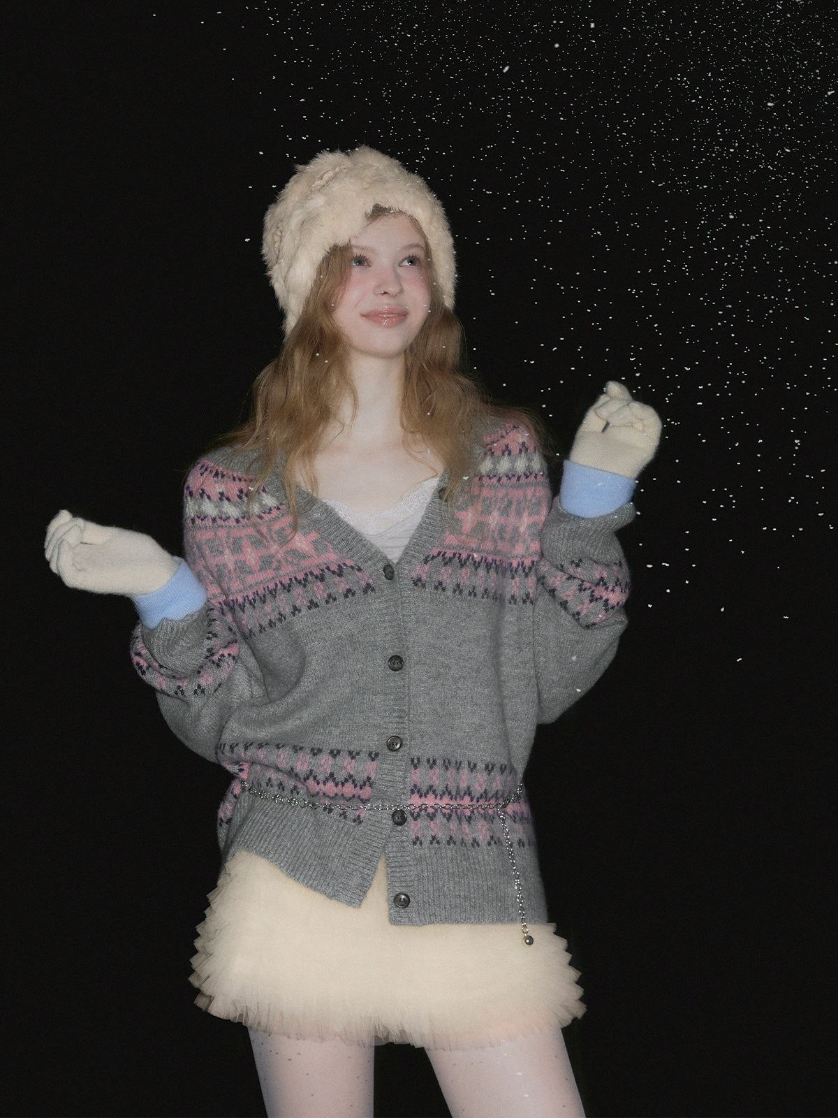 Epin Nordic Knit Cardigan