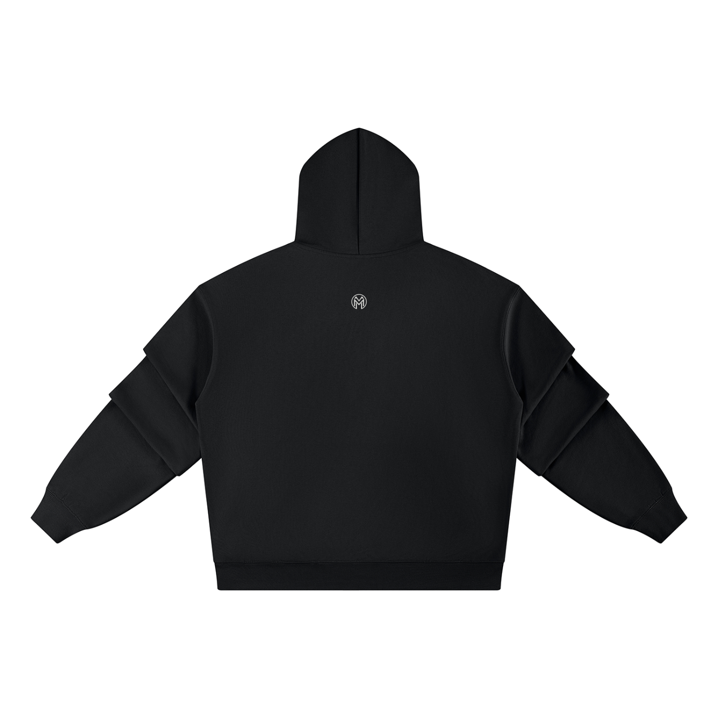 Montenegra Heavyweight Ruched Sleeves Hoodie