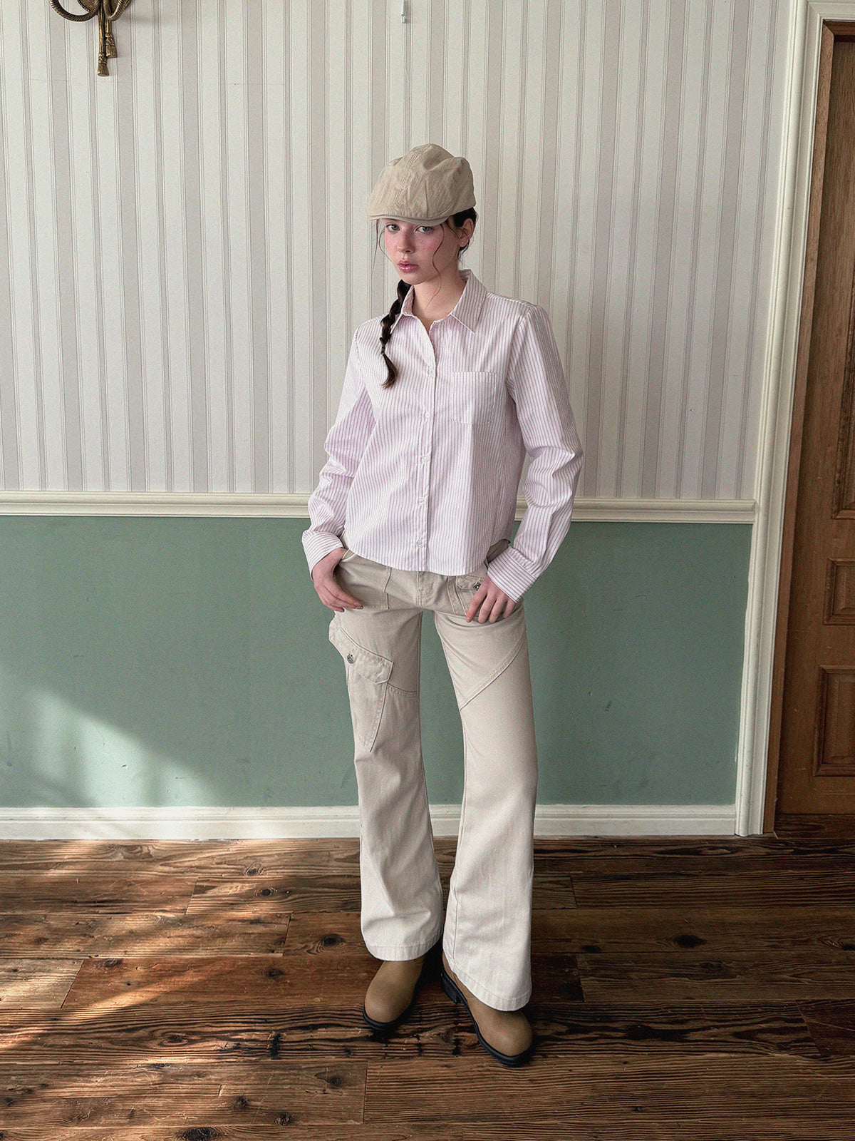 Bandi Pocket Semi-Bootcut Long Pants