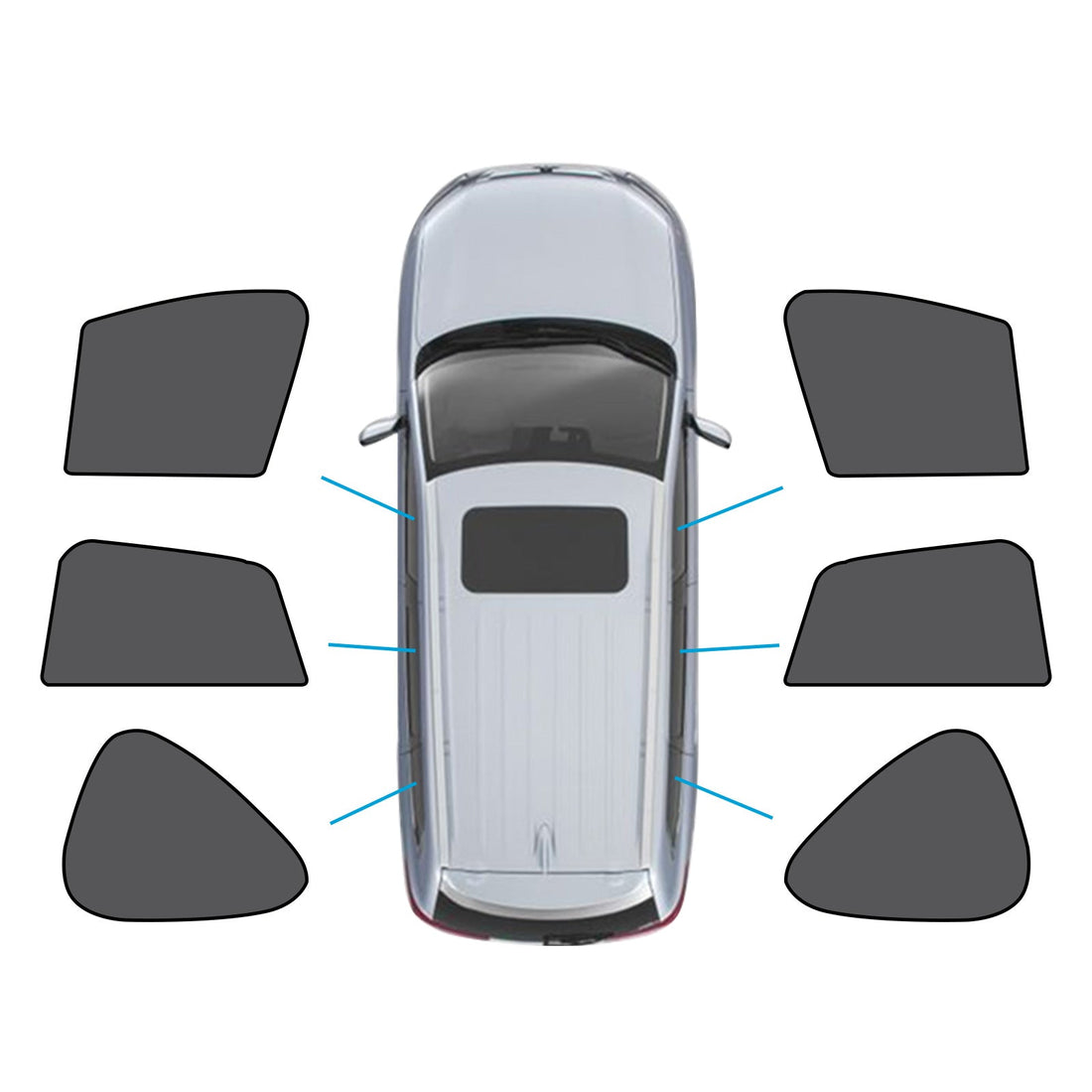 2x Car Window Shades Suitable for Mazda CX-5 KE 1st Gen