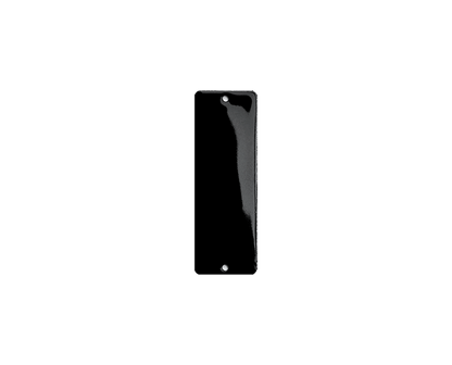 Black Enamel Sign 4 x 12 cm (1⅝" x 4¾")