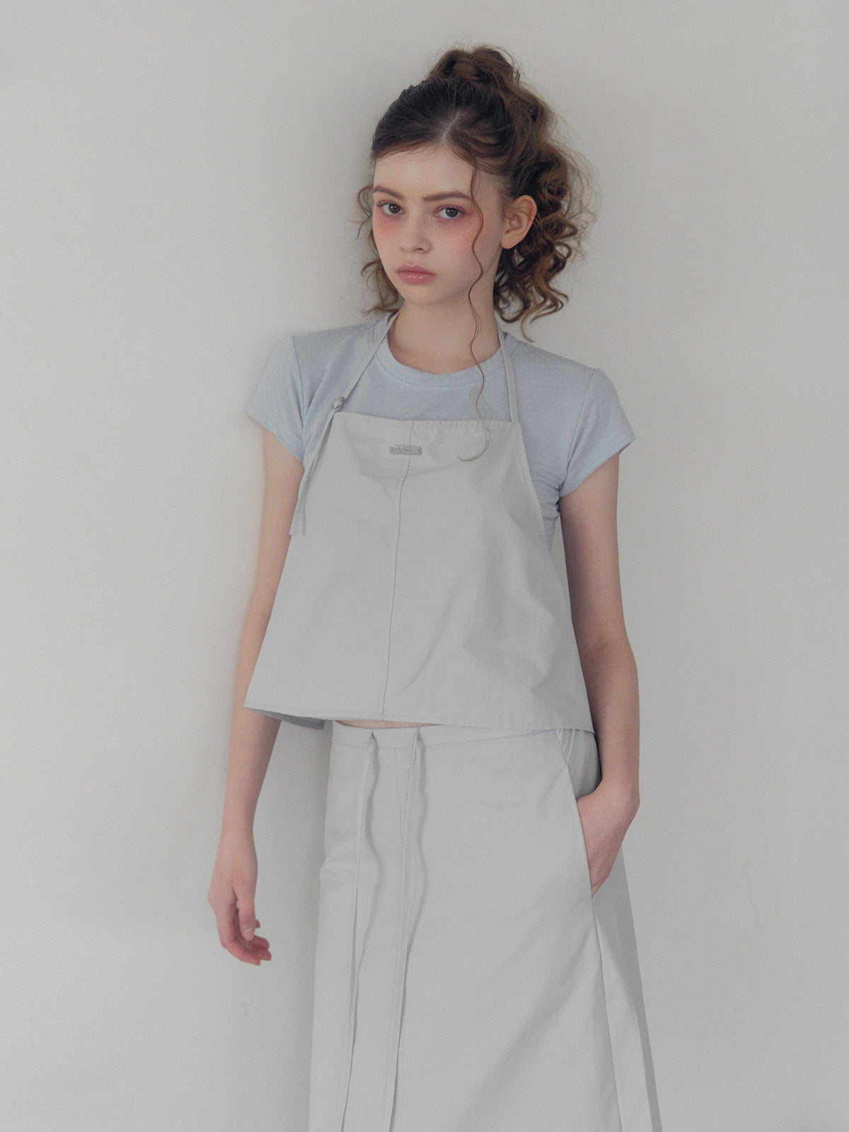 Chetin Halter Sleeveless & Skirt Set