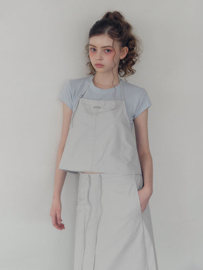 Chetin Halter Sleeveless & Skirt Set