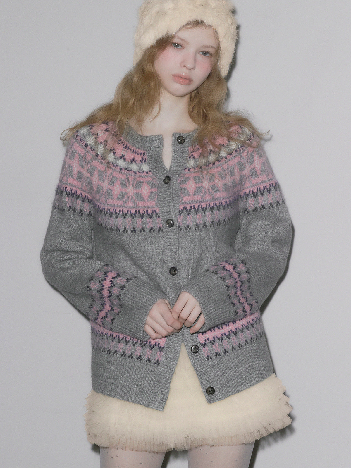 Epin Nordic Knit Cardigan