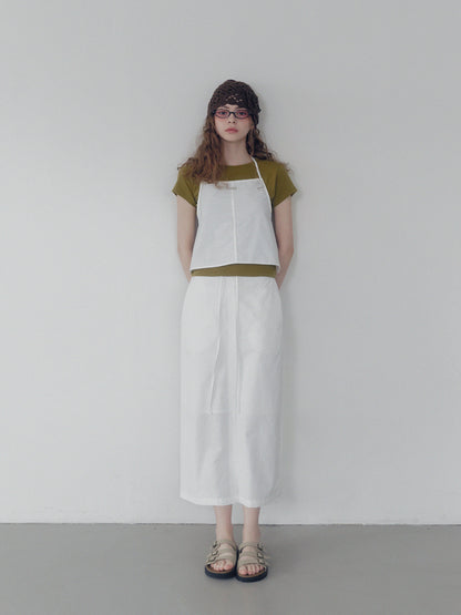 Chetin Halter Sleeveless & Skirt Set