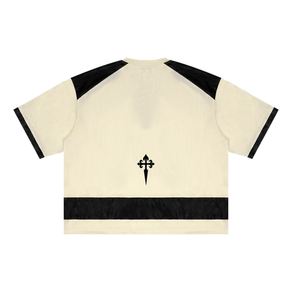 Montenegra Raglan Sleeve Mesh Boxy T-Shirt