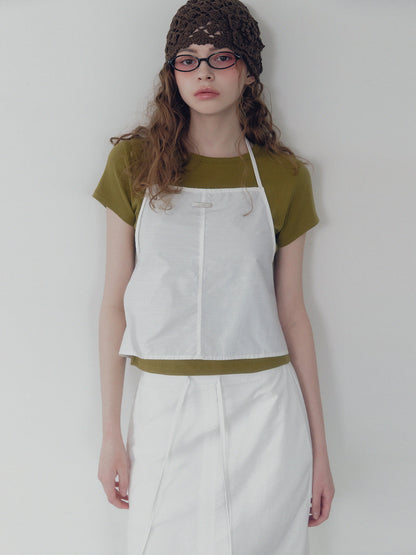 Chetin Halter Sleeveless & Skirt Set