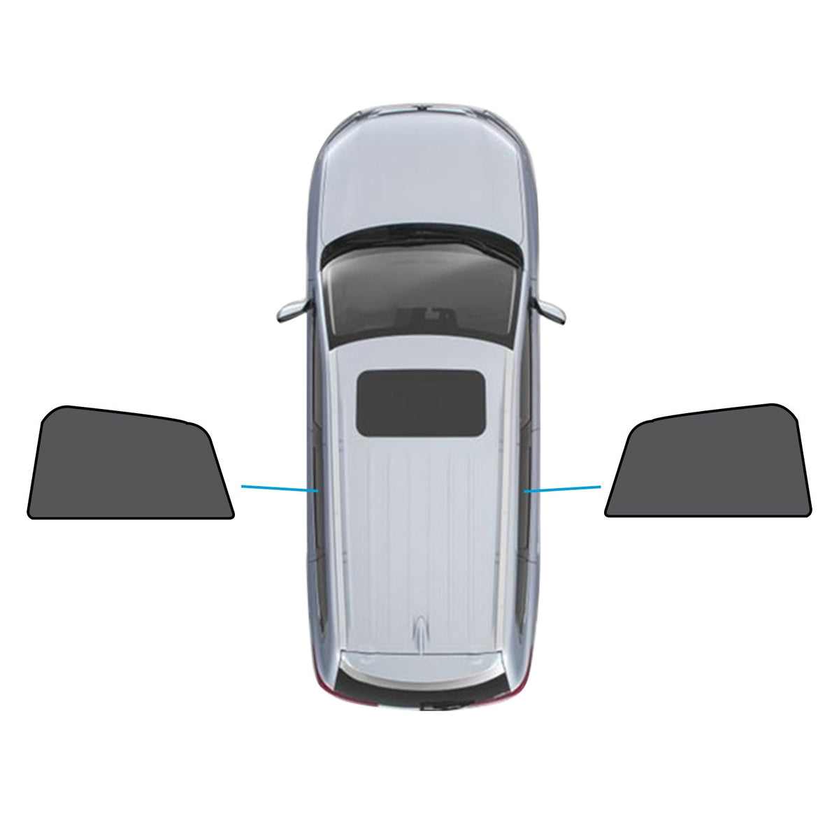 2x Car Window Shades Suitable for Mazda CX-5 KE 1st Gen