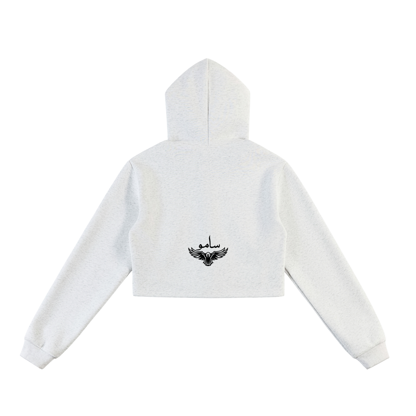 Montenegra Essential Cropped Zip-Up Hoodie